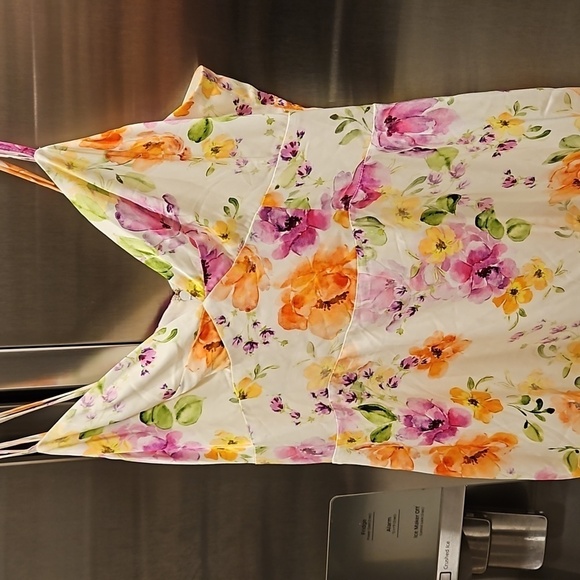 💕FAVORITE DAUGHTER💕 The Rosemary Slip Dress ~ Oahu Floral Print 10 NWT - Picture 10 of 15